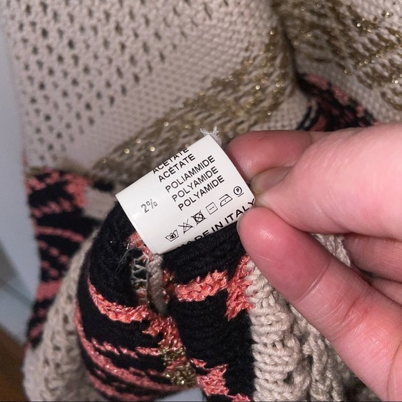 Circus Hotel Anthropologie Aztec Print Loose Fit Cardigan Sweater EU Sz 38 US S - Picture 7 of 14